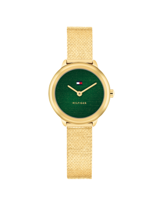 Relógio Mulher Aço IP Dourado