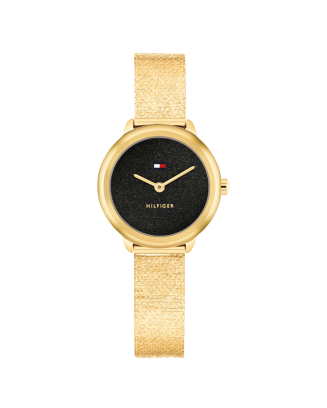 Relógio Mulher Aço IP Dourado