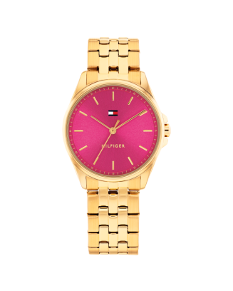 Relógio Mulher Aço IP Dourado