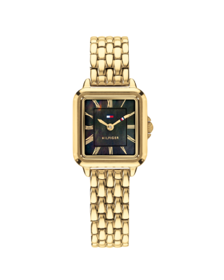 Rel&oacute;gio Mulher A&ccedil;o IP Dourado