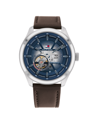 Rel&oacute;gio Homem Autom&aacute;tico A&ccedil; e Pele