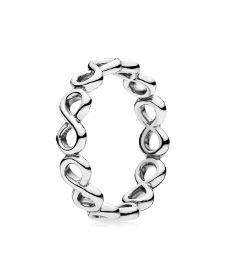 Infinity silver ring