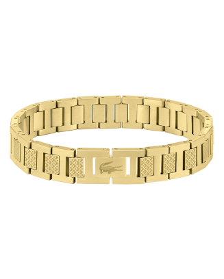 Pulseira Homem a&ccedil;o dourado METROPOLE