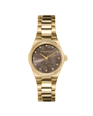 Relógio Mulher Mini Hexa Damask Aço