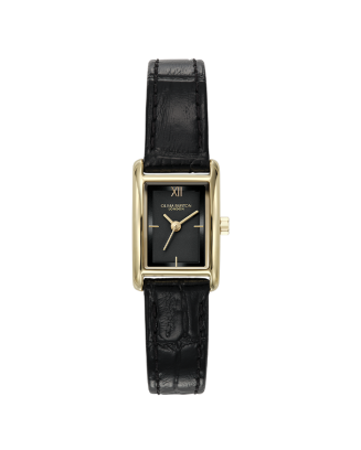 Relógio Mulher Mini Grove Pele Preta