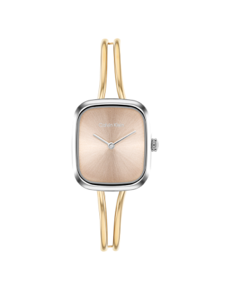 Relógio Senhora Dourado Rosa