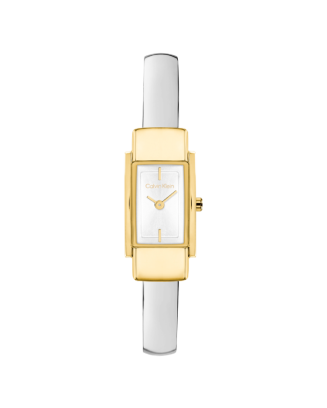 Rel&oacute;gio Senhora Bicolor A&ccedil;o e Dourado
