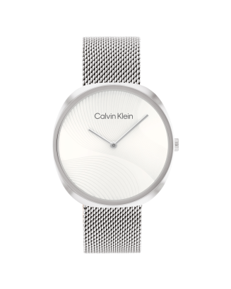 Relógio Senhora Aço e Malha Milanesa