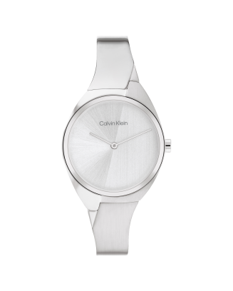 Relógio Senhora Prateado e Aço Escovado