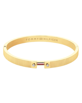 Pulseira Mulher A&ccedil;o Dourado R&iacute;gida