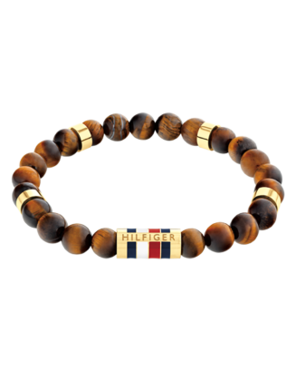 Pulseira Homem A&ccedil;o e Olho de Tigre
