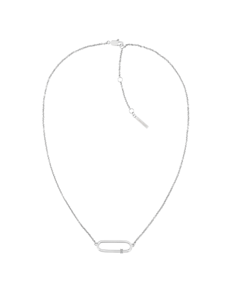 Colar Senhora em Aço com Cristais