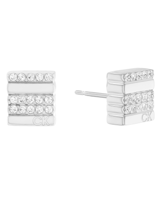 Brincos Senhora em Aço com Cristais