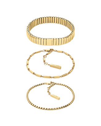 Pulseiras Trio Senhora em Dourado