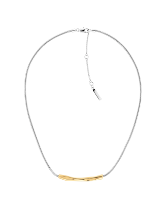 Colar Senhora em A&ccedil;o e Dourado