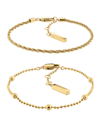 Pulseira Dupla Senhora em Dourado