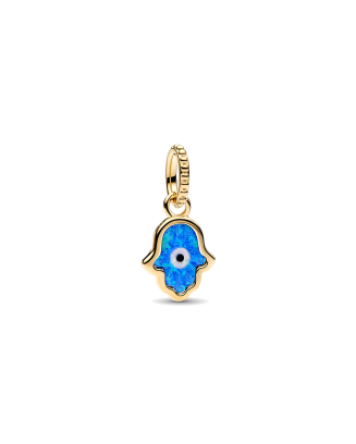 Mini Pendente Hamsa Azul
