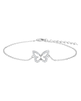 Pulseira PAMELANOR Borboleta Prateada