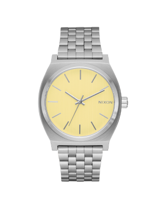 Rel&oacute;gio Time Teller Amarelo e Prateado