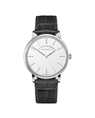 Saxonia Thin in 750 white gold