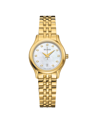Relógio Balmain Beleganza Lady gold pvd diamantes