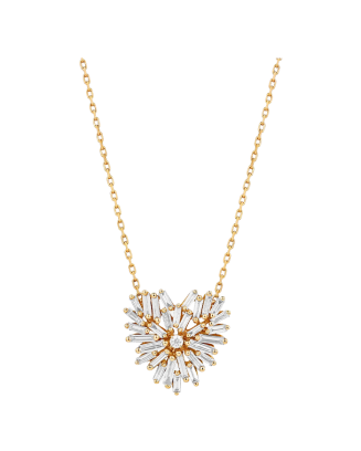 Colar Ouro Amarelo e Diamantes