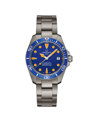 Relógio Homem Certina DS Action Diver 38mm Titanium