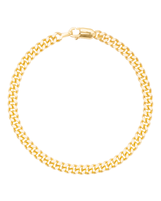 Pulseira Alphabet Dourada