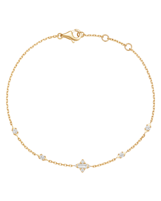 Colar Endless em Ouro Amarelo e Diamantes