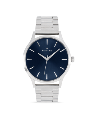 Rel&oacute;gio Homem New Classic XL Brushed Steel & Blue