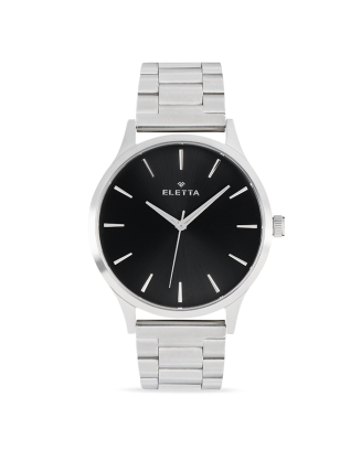 Rel&oacute;gio Homem New Classic XL Brushed Steel & Black