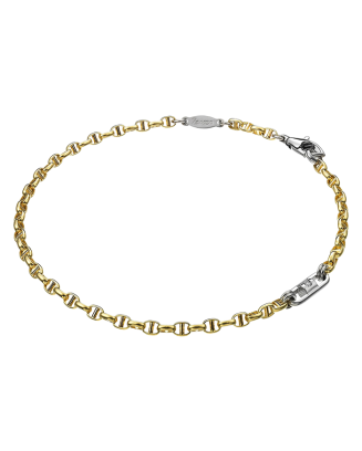 Pulseira Ouro Amarelo, Ouro Branco E Diamante