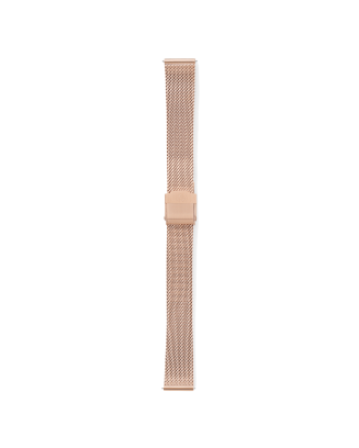 Eletta Bracelete 16mm Mesh Dourado Rosa
