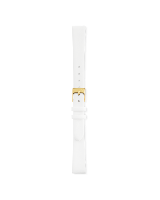 ELETTA Bracelete Gold Pele Branca 12mm