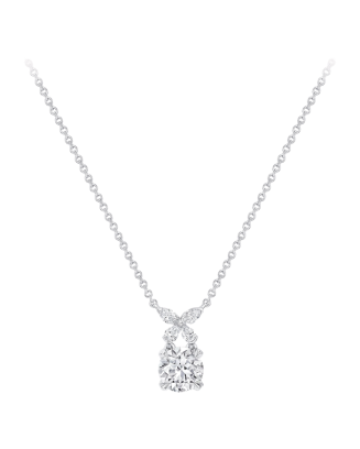 Colar Butterfly Ouro Branco E Diamantes