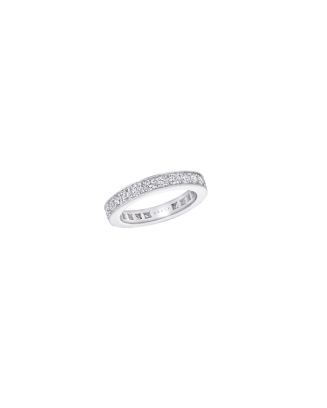 Aliança Ouro Branco E Diamantes