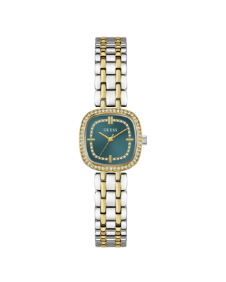 Relógio Feminino Hazel Verde Bicolor com Brilhantes