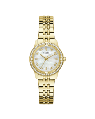 Relógio Feminino Colette Dourado com Brilhantes