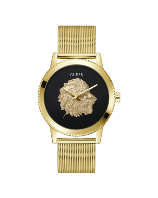 Relógio Masculino Monarch Preto e Dourado