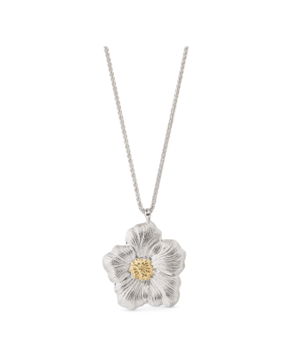 Colar Pendente Blossoms Prata e Vermeil