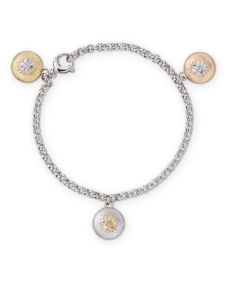 Pulseira Macri 3 Pendentes 3 Ouros