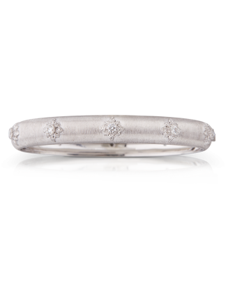 Pulseira Macri Ouro Branco E Diamantes