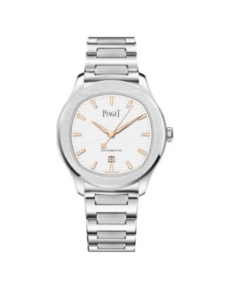 Relógio Polo Aço E Diamantes 36mm