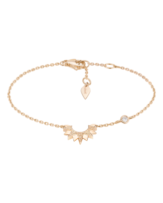 Pulseira Sunlight Ouro Rosa E Diamantes