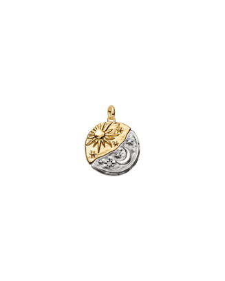 Conta Medalh&atilde;o Grande Sol e Lua
