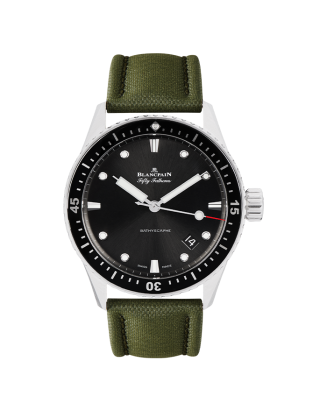 Rel&oacute;gio Blancpain Fifty Fathoms Bathyscaphe Data