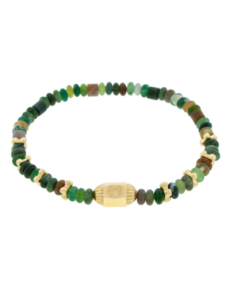 Pulseira Ouro Amarelo E Safiras Coloridas