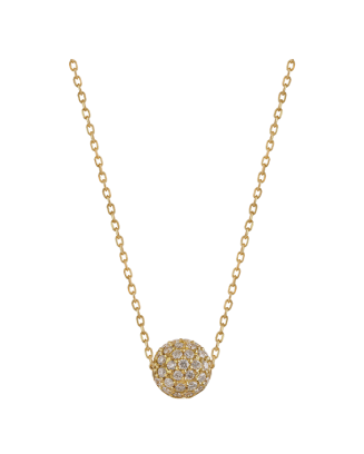 Colar Love Is The Air Ouro Amarelo E Diamantes