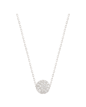 Colar Love Is The Air Ouro Branco E Diamantes