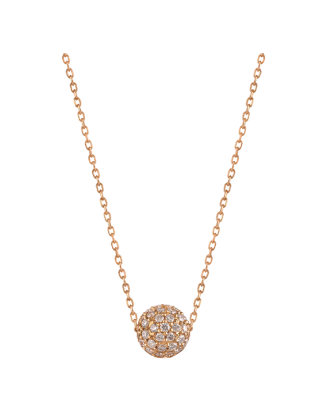 Colar Love Is The Air Ouro Rosa E Diamantes
